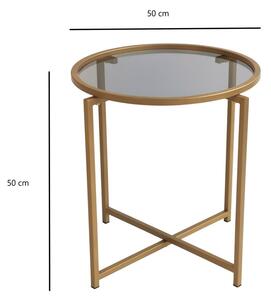 Okrugli pomoćni stolić ø 50 cm Gold - Neostill