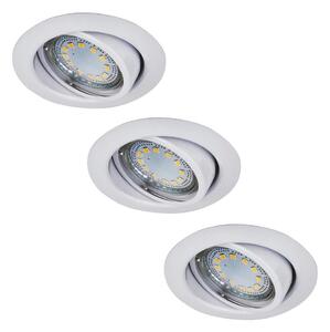 Rabalux 1049 - SET 3xLED Ugradbena svjetiljka LITE 3xGU10-LED/3W/230V