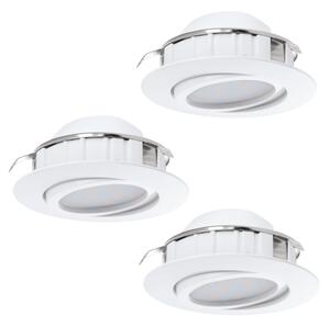 Eglo 95851 - SET 3x LED ugradbena svjetiljka PINEDA 1xLED/4,9W/230V