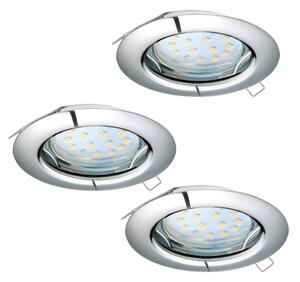 Eglo 94236 - SET 3x LED Ugradna svjetiljka PENETO 3xGU10-LED/3W/230V