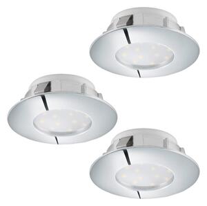 Eglo 95822 - SET 3x LED ugradna svjetiljka PINEDA 1xLED/6W/230V