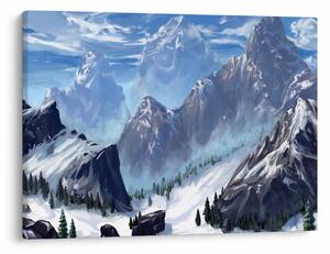 Slika - Naslikane planine (70x50 cm)