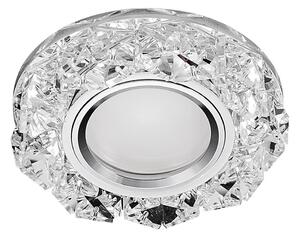 71094 - Ugradbena svjetiljka CRYSTAL FIX 1xGU10/50W+LED/3W