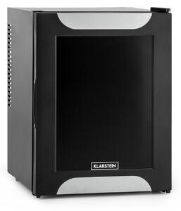Klarstein Happy Hour, crni s ukrasnim vratima, minibar, hladnjak, 33 L, tihi rad, G