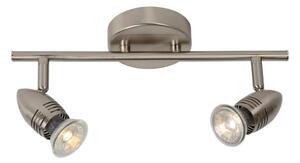 Lucide 13955/10/12 - LED reflektorska svjetiljka CARO-LED 2xGU10/5W/230V krom