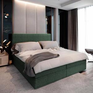 Tapecirani krevet boxspring ISPIRA 160x200 cm zelena Madrac: Bonell opružni madrac