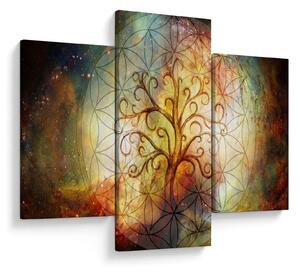 Apstraktna slika stabla (90x60 cm)