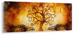 Prirodna apstraktna slika stabla (120x50 cm)