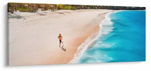 Slikanje - Trčanje na plaži (120x50 cm)