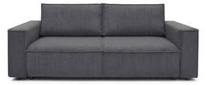 Tamno siva sklopiva sofa od samta 245 cm Nihad – Bobochic Paris