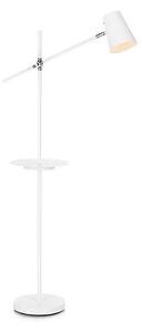 Markslöjd 107308 - Podna lampa s USB priključkom LINEAR 1xE14/40W/230V