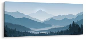 Slika - Planine pogledom grafičara (120x50 cm)
