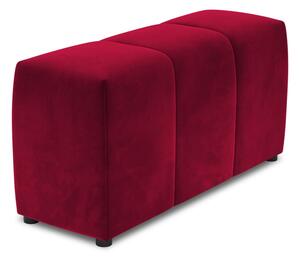 Crveni baršunasti naslon za ruke za modularnu sofu Rome Velvet - Cosmopolitan Design