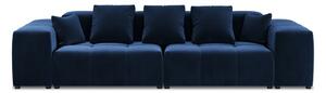 Plavi baršunasti kauč 320 cm Rome Velvet - Cosmopolitan Design