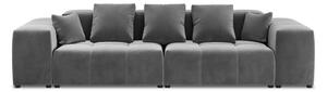 Sivi baršunasti kauč 320 cm Rome Velvet - Cosmopolitan Design