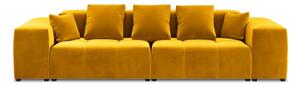 Žuti baršunasti kauč 320 cm Rome Velvet - Cosmopolitan Design