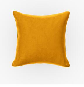 Žuti baršunasti jastuk za modularnu sofu Rome Velvet - Cosmopolitan Design