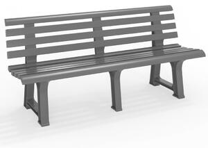 I.P.A.E-Progarden Vrtna klupa ORCHIDEA, 145x49x74 cm, antracit
