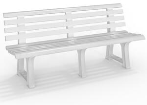 Vrtna klupa ORCHIDEA, 145x49x74 cm, bijela I.P.A.E-Progarden