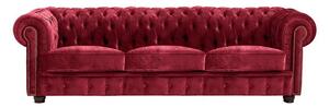 Crveni kauč Max Winzer Norwin Velvet, 200 cm