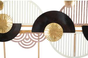 Zidna vješalica u zlatno-crnoj boji Mauro Ferretti Art