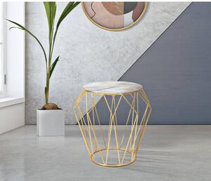 Stolić za kavu u zlatnoj boji Mauro Ferretti Start, ⌀ 52,5 cm