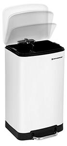 Kanta za smeće (otpad) s tihim zatvaranjem SLOW, 30 l, bijela SongmicsHome