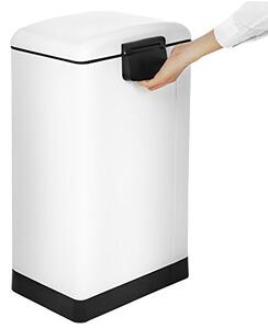 Kanta za smeće (otpad) s tihim zatvaranjem SLOW, 30 l, bijela SongmicsHome
