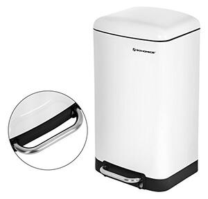 Kanta za smeće (otpad) s tihim zatvaranjem SLOW, 30 l, bijela SongmicsHome
