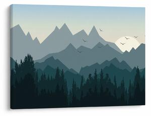 Slika - Planine pogledom grafičara (70x50 cm)