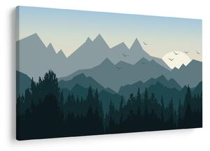 Slika - Planine pogledom grafičara (90x60 cm)