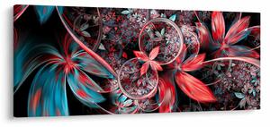 Apstraktna slika egzotičnog cvijeća (120x50 cm)