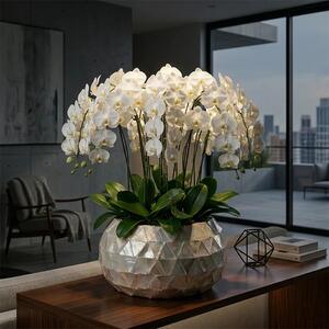 Vaza za cvijeće Lumi 36 × 20 cm Pearl - krem - 0 - 30cm - Fiberglass - 31 do 50cm
