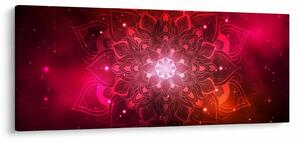Slika crvene apstrakcije (120x50 cm)