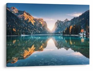 Slika - Gorsko jezero (70x50 cm)