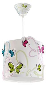 Dalber 62142 - Dječji luster BUTTERFLY 1xE27/60W/230V