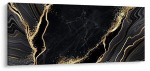 Slika zlatne apstrakcije (120x50 cm)