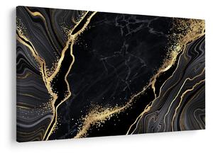 Slika zlatne apstrakcije (90x60 cm)