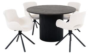 Zondo.hr Blagovaonski set Beloria (tamnosmeđa + sivo-bijela). Akcija -19%. 1146799