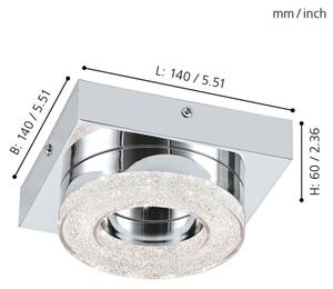 Eglo 95662 - LED Kristalna stropna svjetiljka FRADELO LED/4W/230V