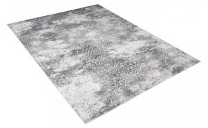 Sivi dizajnerski tepih s nježnim uzorkom Širina: 60 cm | Duljina: 100 cm