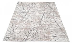 Moderan bež tepih s motivom nježnog lišća Širina: 120 cm | Duljina: 170 cm