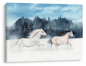 Slika naslikanih konja (70x50 cm)