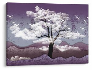 Slika - Stablo u oblacima (70x50 cm)