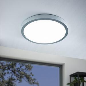 Eglo 97267 - LED Stropna svjetiljka FUEVA 1 1xLED/25W/230V srebrna okrugli 4000K