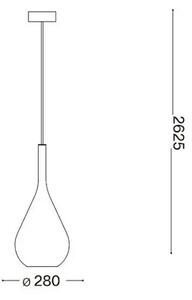 KALIQUE SP1-3 D28 VISILICA CRNA E27 1x42W IP20 ID359724