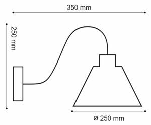 Zidna svjetiljka LOFT 1xE14/40W/230V