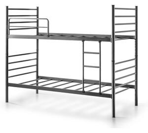 Crni dječji krevet na kat 90x190 cm R10 – Kalune Design