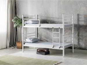 Bijeli dječji krevet na kat 90x190 cm R70 – Kalune Design