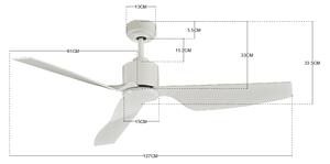 Lucci Air 210528 - Stropni ventilator AIRFUSION CLIMATE II bijela + DU